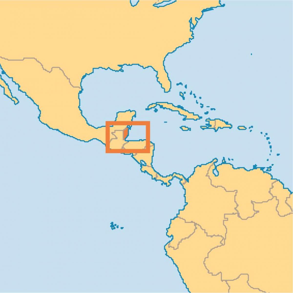 Lokalizacja Belize na mapie świata