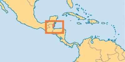Lokalizacja Belize na mapie świata